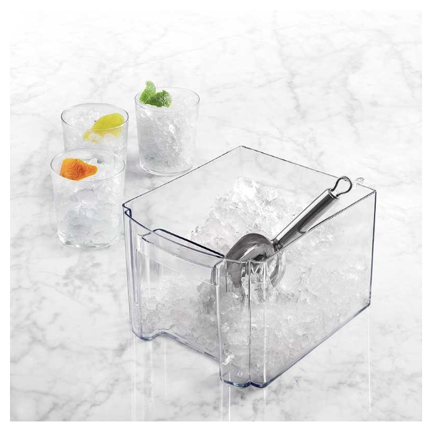 Med den elekstriske Isknuser fra Lacor, kan du nemt forvandle is til knust is på ingen tid! Uanset om det er til sommerdrikke, cocktails, slush ice eller frossen frugt, er denne isknuser det perfekte køkkenredskab til at tilføje et strejf af kulinarisk magi til dine drikkevarer.