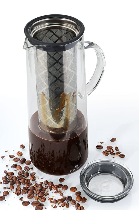 Kaffebrygger til 8 kopper - Aroma Brew  Moderne kaffebrygger der er velegnet til at brygge både varm og kold kaffe.  Med mikrofint rustfrit stålfilter bevares den fulde aroma, og et papirfilter er overflødigt.