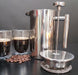 Stempelkande poleret i rustfrit stål 0,7 / 1,0 liter   Til kaffe og te brygning. Dobbeltvæg i robust rustfri stål, der holder din kaffe varm.