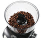  Elektrisk kaffekværn ARABICA   Med aromabevarende konisk kværn af hærdet stål. Automatisk og manuel dosering.  - 16-trins slibegradsindstilling. - Tid forudindstillet op til 50 sekunder.