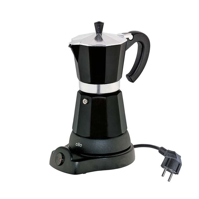 Espressokande elektrisk CLASSICO sort | Cilio | Kaffe og Te | Køkkenshop