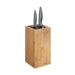 Knivblok Bambus med børstehårindsats | Zassenhaus | Knivblokke | Køkkenshop