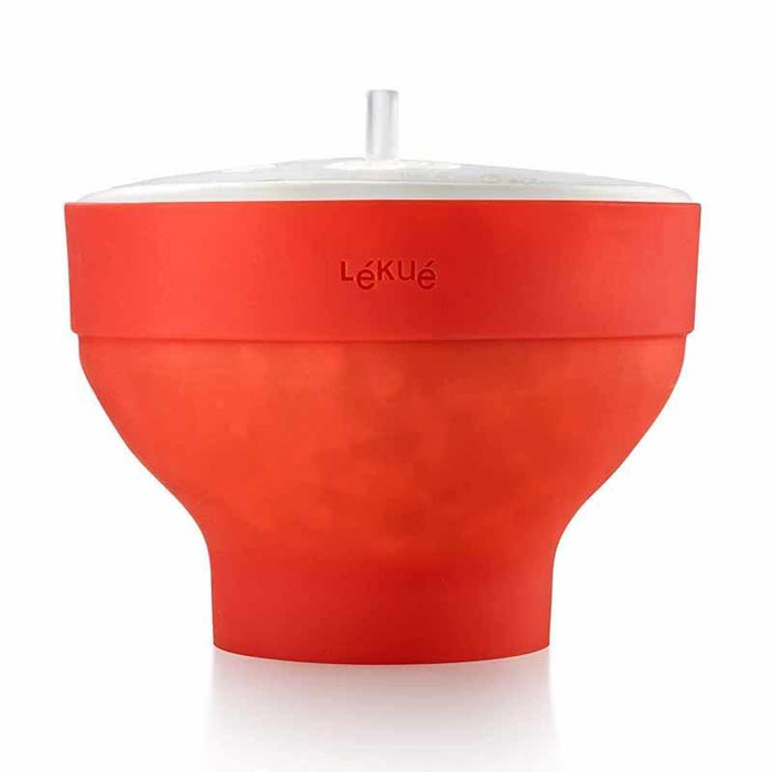 Popcorn Maker 2800 ml rød - til mikroovn | Lékué | Skåle og fade | Køkkenshop