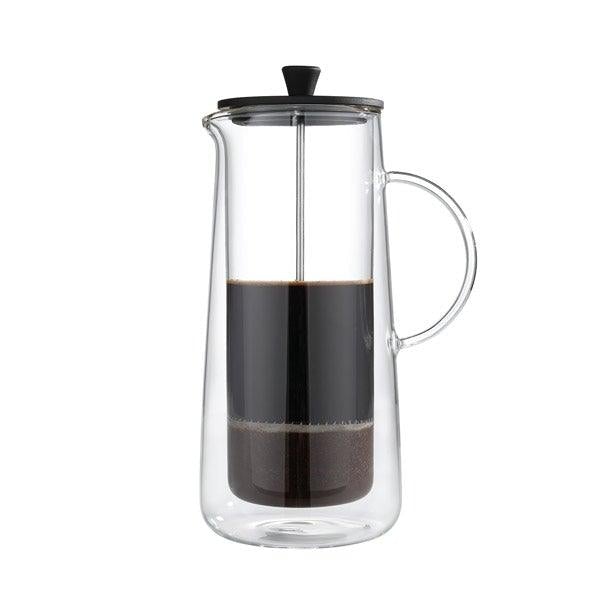 Stempelkande 0,9 L (6 kopper) Aroma Press, Rustfri stål / glas | Zassenhaus | Kaffe og Te | Køkkenshop